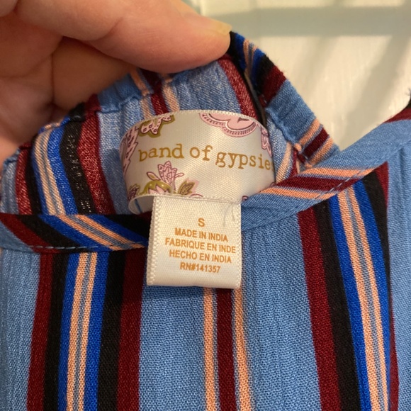 Blue striped romper - Picture 3 of 3